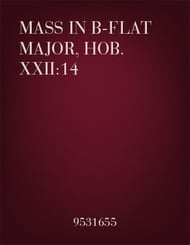 Mass in B-flat Major, Hob. XXII:14 Orchestra Scores/Parts sheet music cover